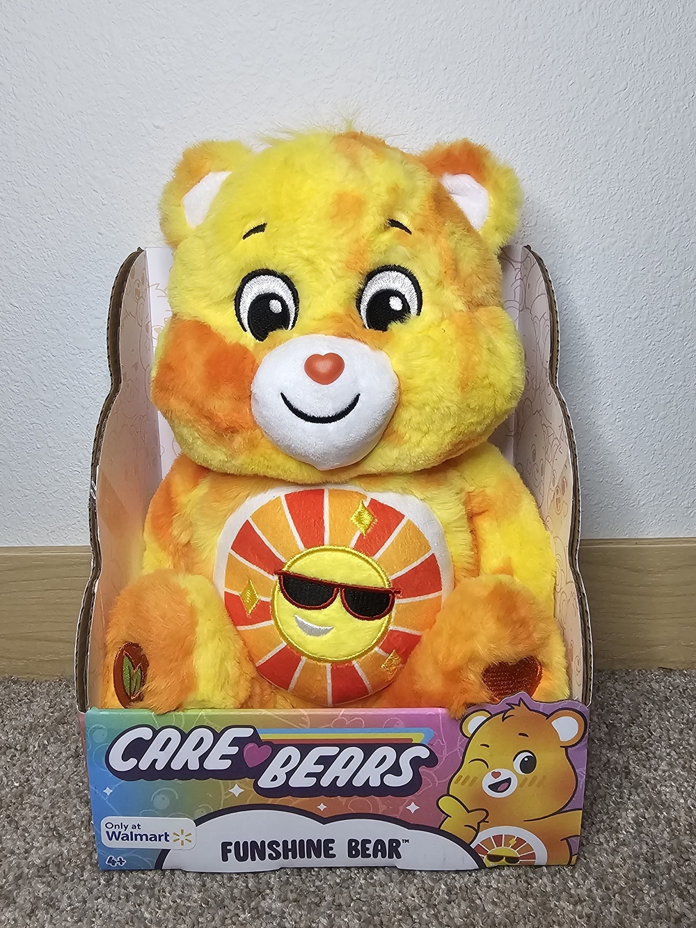 Care Bears Funshine Bear Plush - Yellow, Orange